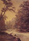 Albert Bierstadt Lower Yosemite Valley painting